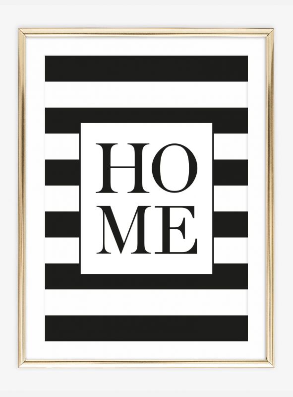 Home Stripes, Poster